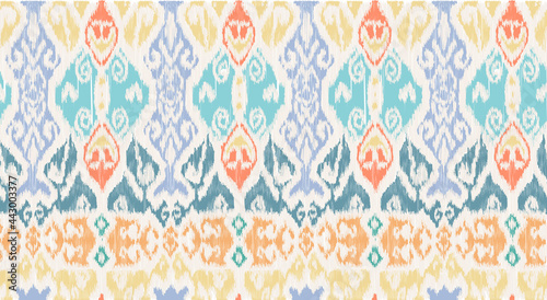 ikat style Pattern. Perfect for fabrics and decoration