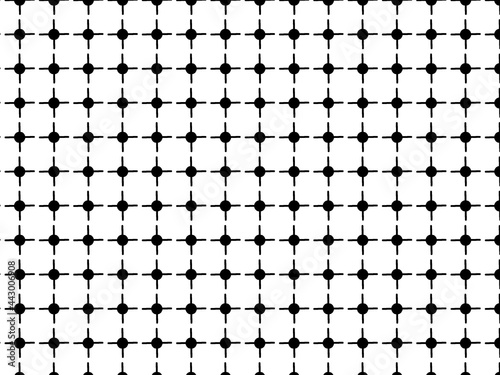 Abstract black background, black and white seamless pattern, illustration image