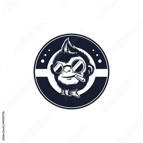 vintage monkey logo