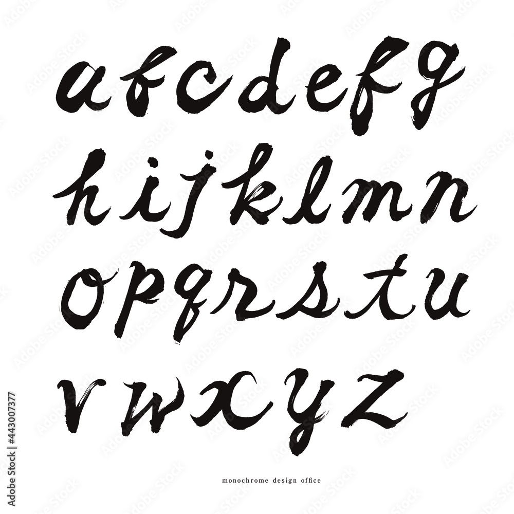 筆文字 アルファベット 筆文字 アルファベット