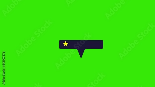 customer stars rating Animation