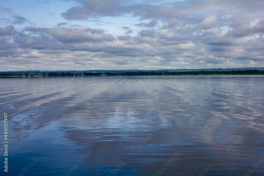 Summer cloud reflections