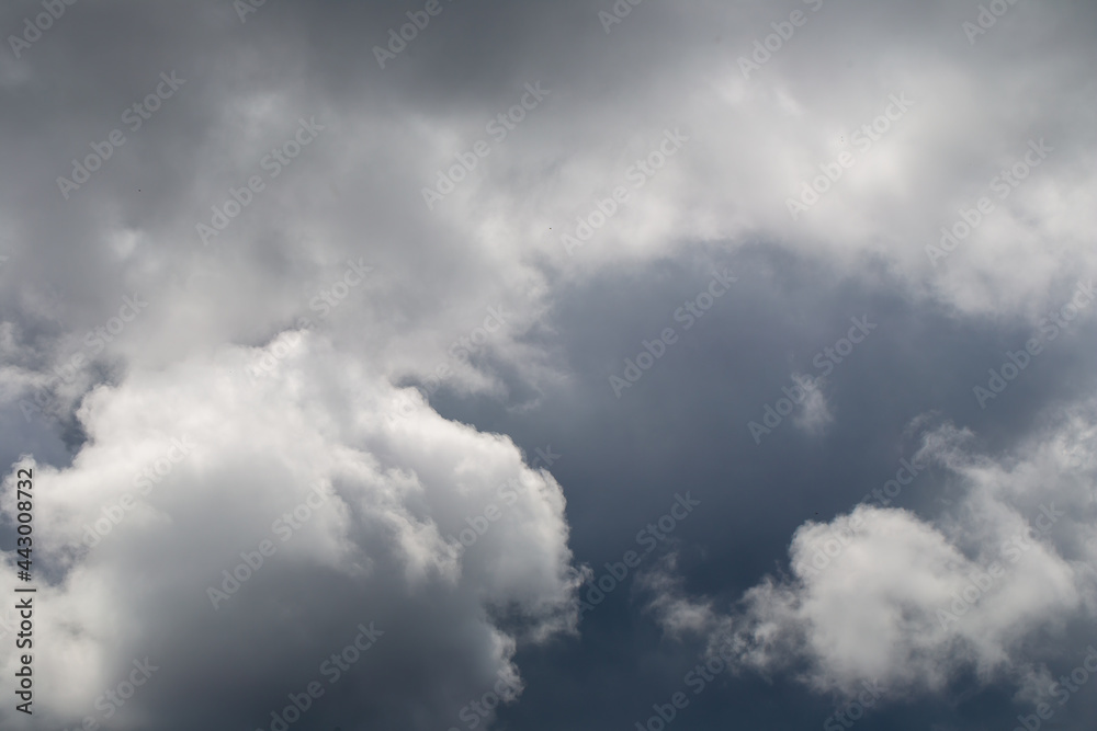 Dramatic sky with stormy clouds before rain and thunderstorm Dramatic sky with stormy clouds before rain and thunderstorm