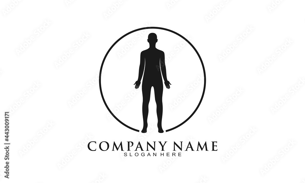 Human body vector logo Human body vector logo