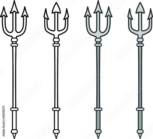Trident Clipart Set