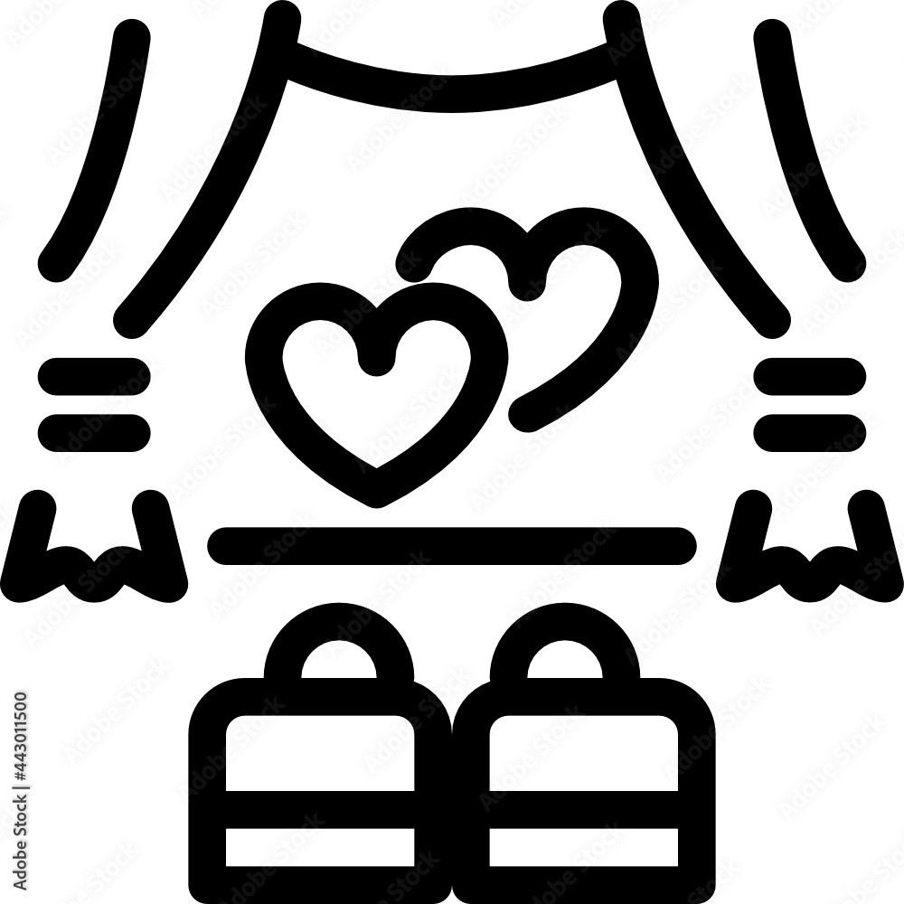 love movie outline icon love movie outline icon