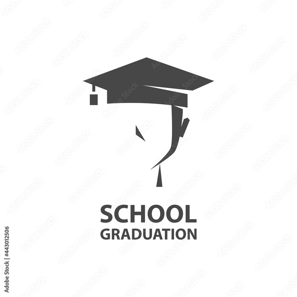 Vector Logo Design For School Graduation And Education Vector Logo Design For School Graduation And Education