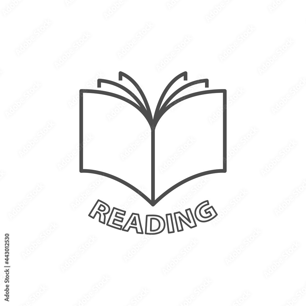 Vector Logo Design For An Invitation To Read Vector Logo Design For An Invitation To Read