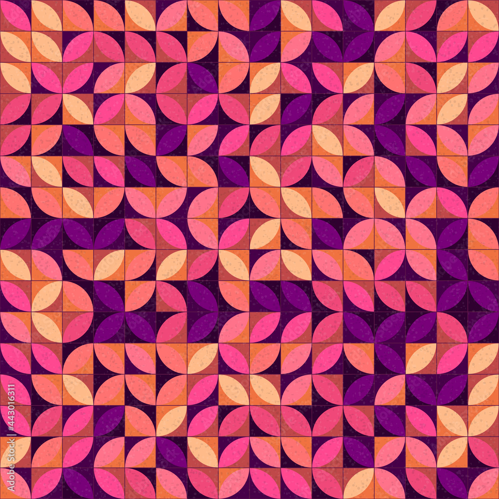 Abstract Geometric Pattern generative computational art illustration