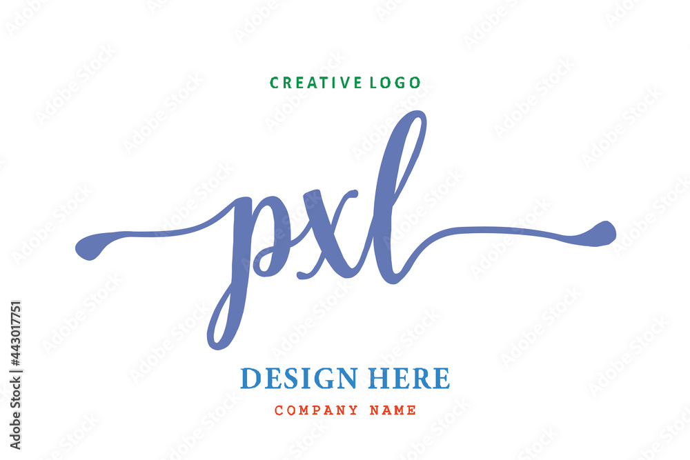 PXL lettering logo is simple, easy to understand and authoritative PXL lettering logo is simple, easy to understand and authoritative