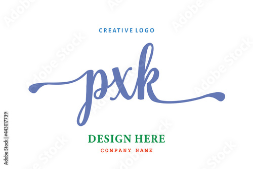 PXK  lettering logo is simple, easy to understand and authoritative