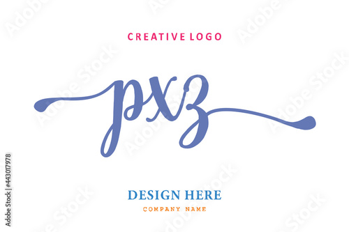PXZ  lettering logo is simple, easy to understand and authoritative