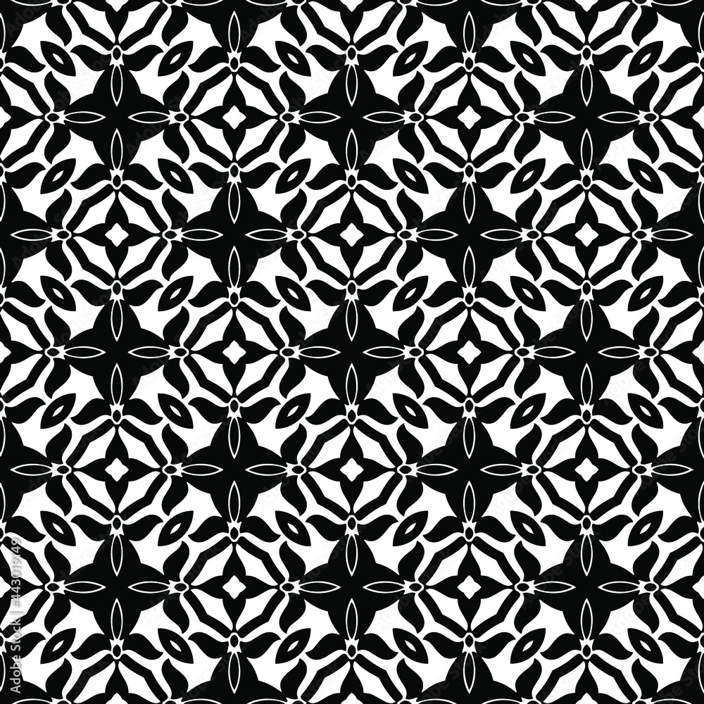 floral seamless pattern background.Geometric ornament for wallpapers and backgrounds. Black and white
pattern. floral seamless pattern background.Geometric ornament for wallpapers and backgrounds. Black and white
pattern.