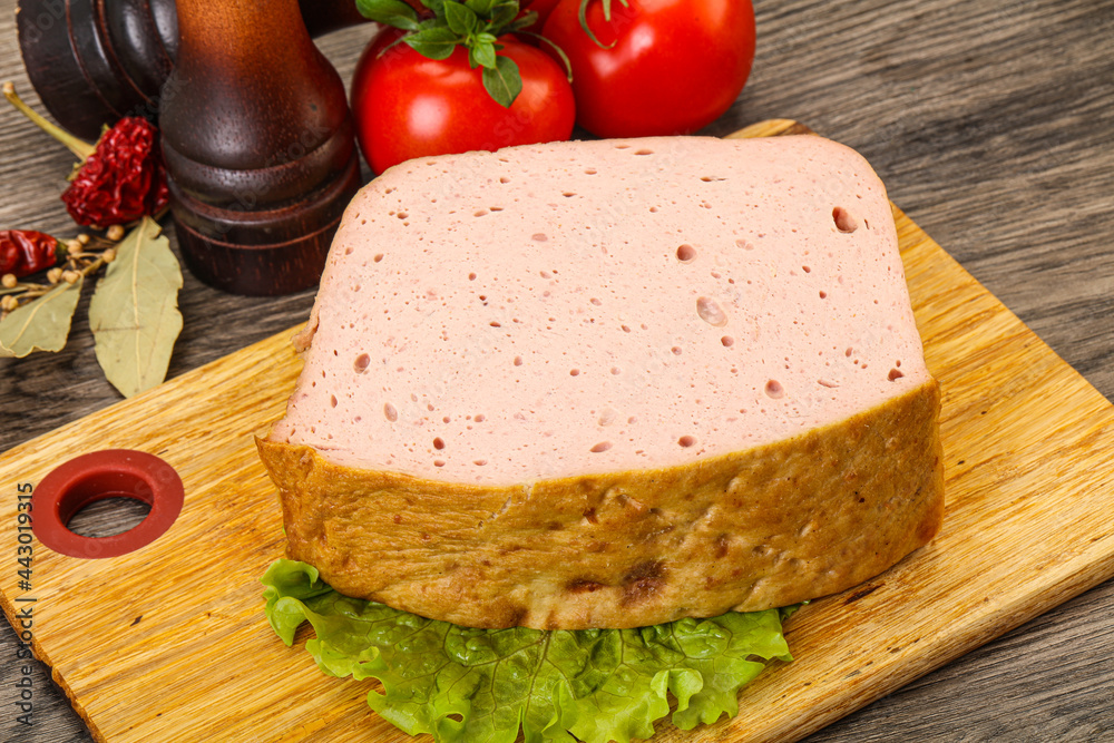 Homemade baked traditional meat loaf Homemade baked traditional meat loaf