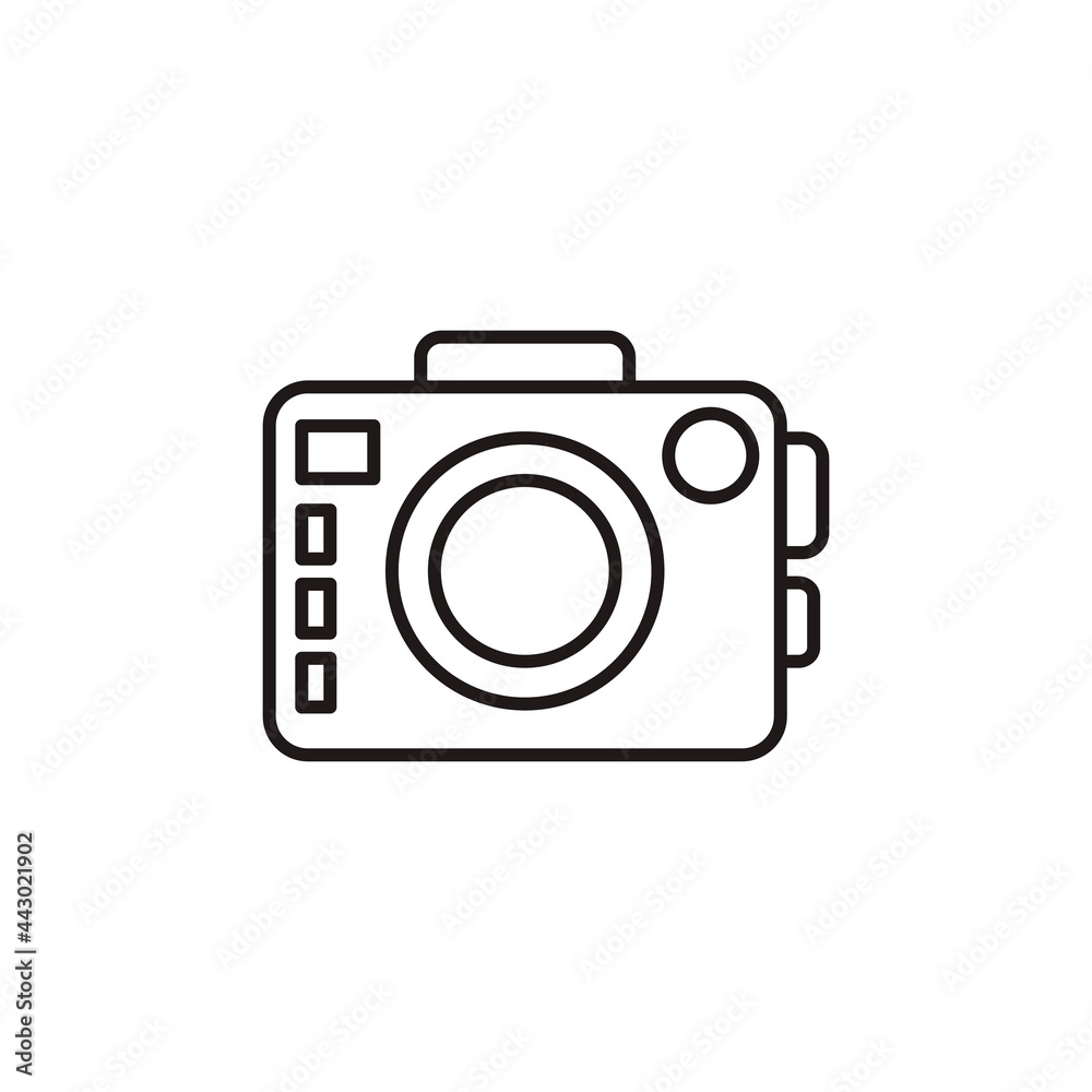 pocket camera icon logo vector illustration pocket camera icon logo vector illustration