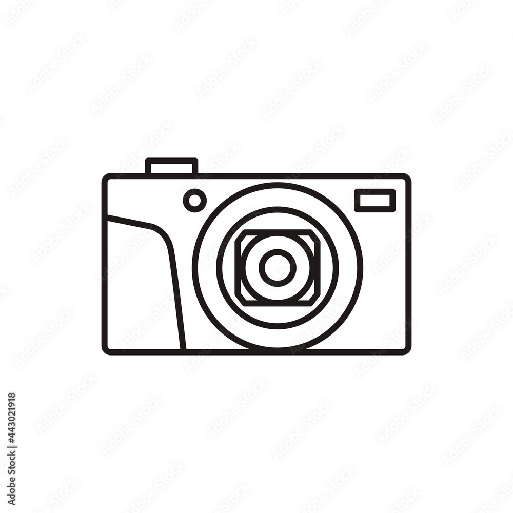 pocket camera icon logo vector illustration pocket camera icon logo vector illustration