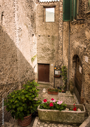 Fototapeta Naklejka Na Ścianę i Meble -  beautiful streets of Castel di Tora