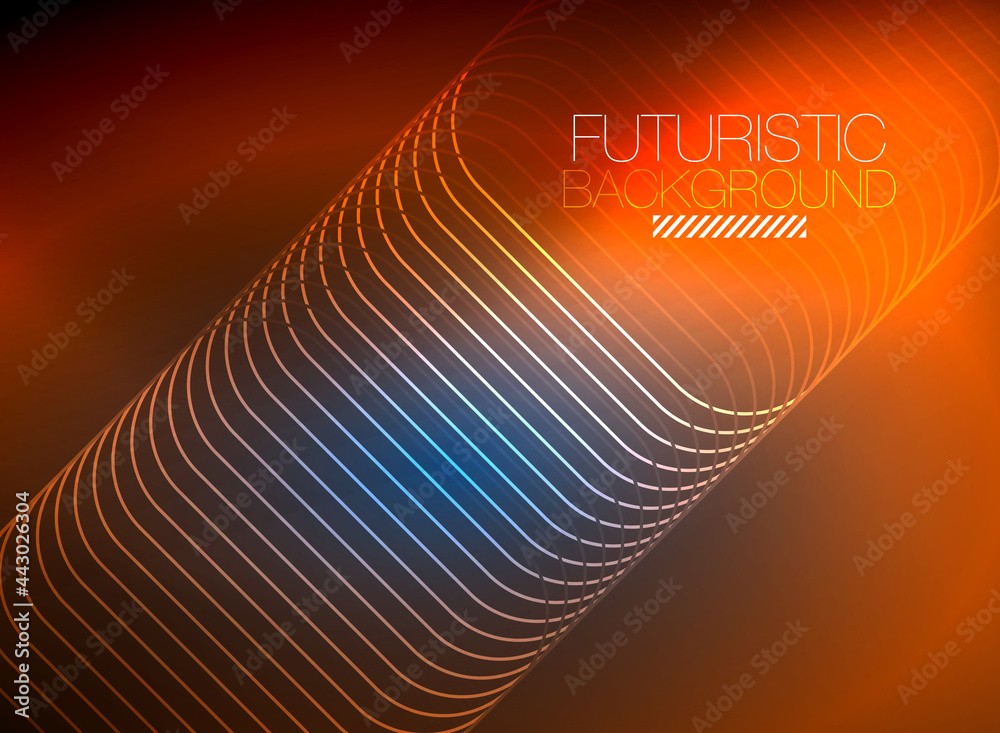 Neon color square shape lines abstract background. Shiny magic energy and motion concept, vector abstract wallpaper background Neon color square shape lines abstract background. Shiny magic energy and motion concept, vector abstract wallpaper background