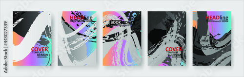 abstract background with gradient color. Applicable for design cover, presentation, invitation, flyer, annual report, poster and business card, desing packaging - Vector