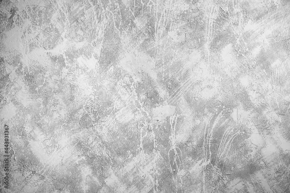 Naklejka premium Vintage grey plaster concrete art wall background. Texture for design