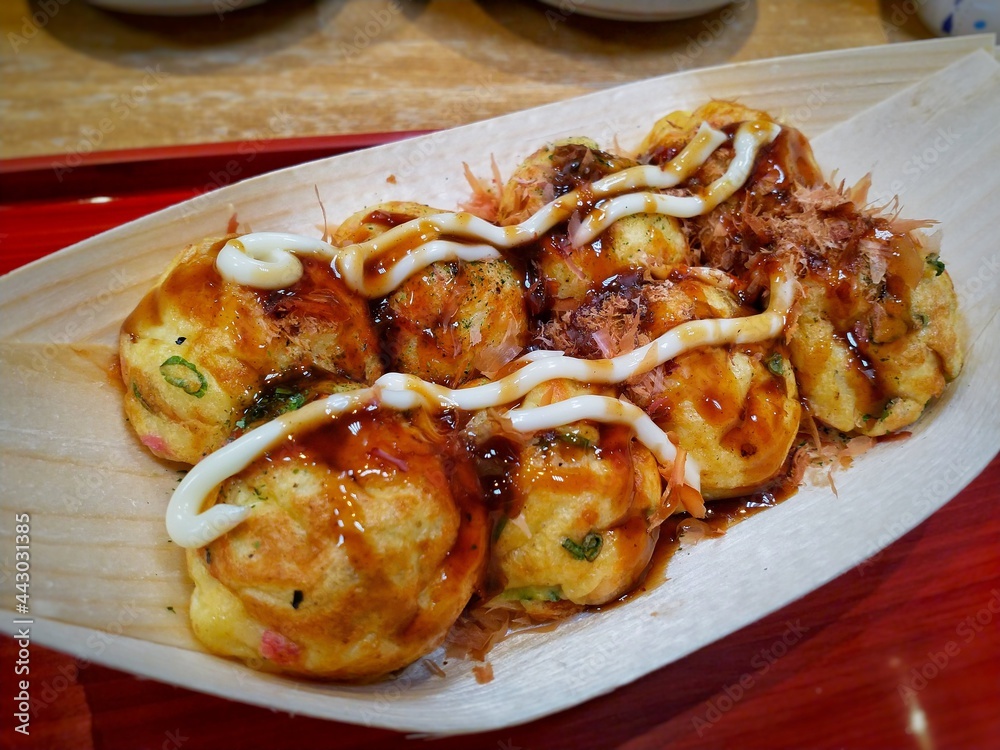 Takoyaki, or Octopus Balls, are one of Japan's best-known street food