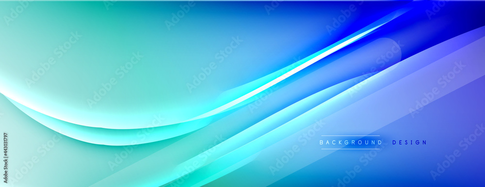 Abstract background - lines composition created with lights and shadows. Technology or business digital template. Trendy simple fluid color gradient abstract background with dynamic Abstract background - lines composition created with lights and shadows. Technology or business digital template. Trendy simple fluid color gradient abstract background with dynamic