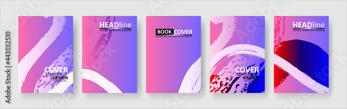 abstract background with gradient color. Applicable for design cover, presentation, invitation, flyer, annual report, poster and business card, desing packaging - Vector
