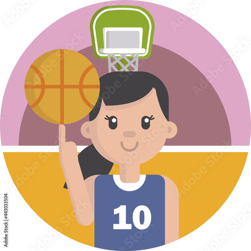 Sports Icons. Basketball Icon.