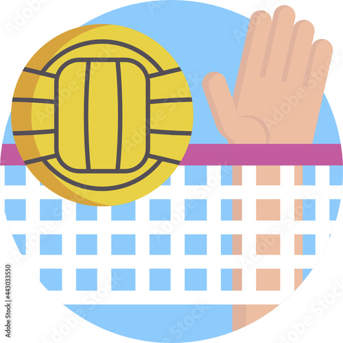 Sports Icons. Volleyball Icon.