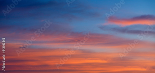 sunset in the sky for sky replacement tool © SMPTY