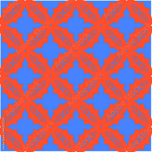 abstract background with  blue and orange patterns. ornament for wallpapers and backgrounds.