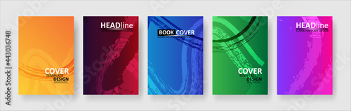 abstract background with gradient color. Applicable for design cover, presentation, invitation, flyer, annual report, poster and business card, desing packaging - Vector