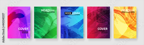 abstract background with gradient color. Applicable for design cover, presentation, invitation, flyer, annual report, poster and business card, desing packaging - Vector