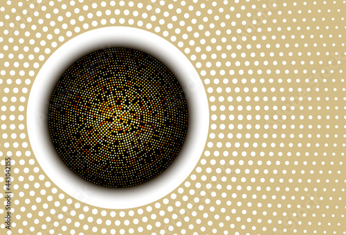 Abstract background with ha...