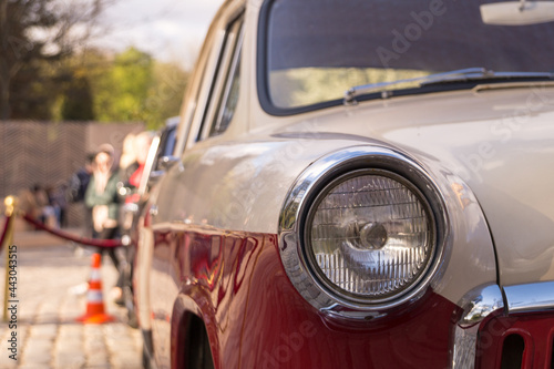 old car in the street