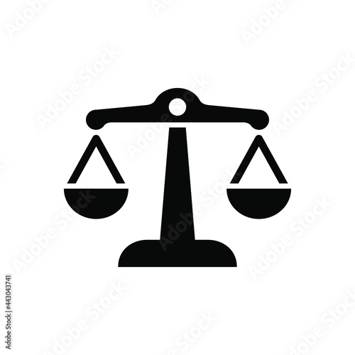 Balance icon vector graphic illustration