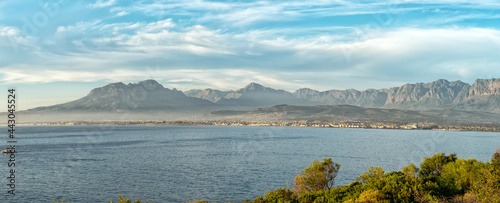 Panoramic view from Clarence Drive towards Gordons Bay