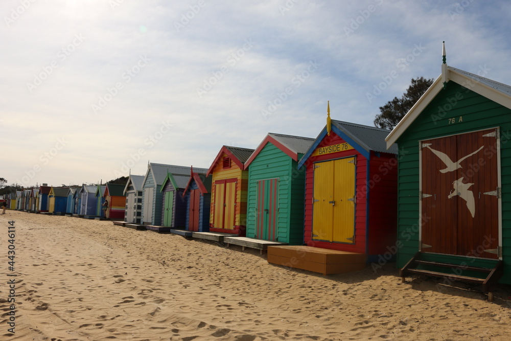 Obraz premium Brighton Beach Hut