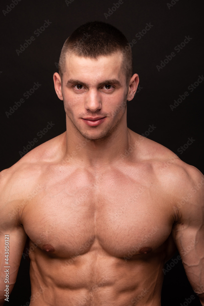 Portrait of bodybuilder Portrait of bodybuilder