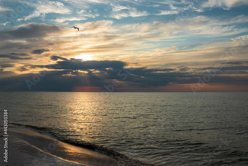 Sunset over the Baltic Sea © Joanna Posiak