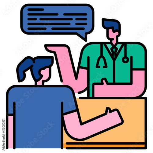 doctor consultation icon
