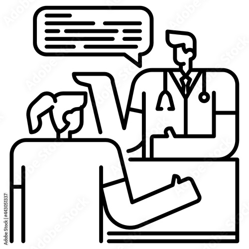 doctor consultation icon