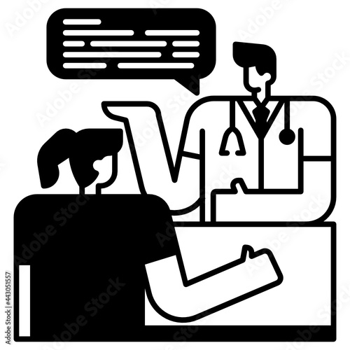 doctor consultation icon