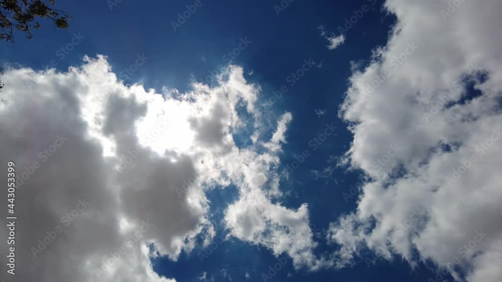 blue sky with clouds