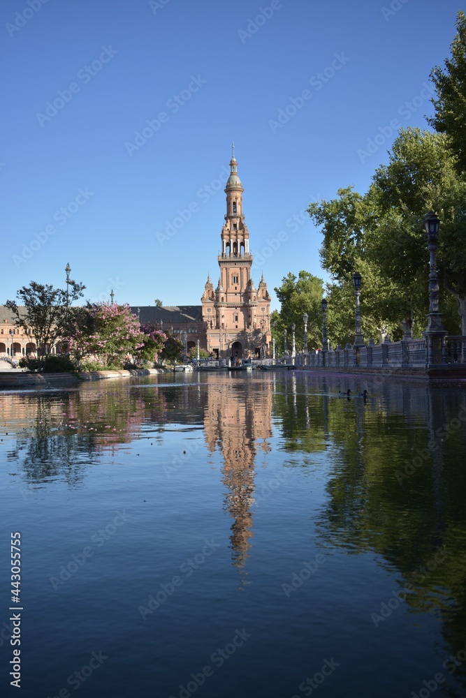 Plaza España river, Seville