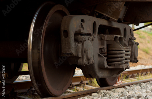 old train wheels
