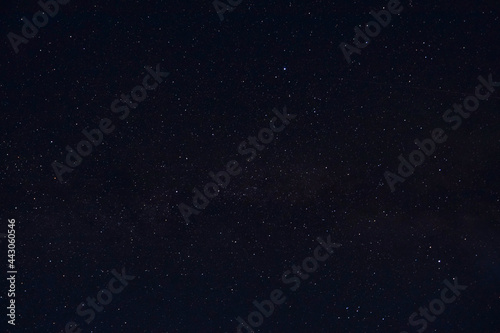 Starry night sky over the Lagonaki plateau