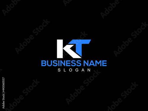 Letter KT, Creative kt Logo Icon Vector Image Design For Your Business