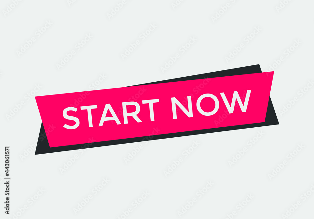 start now text web button start now text web button