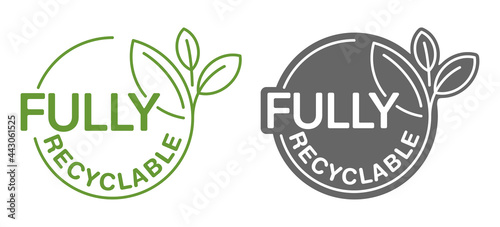 Fully Recyclable stamp - biodegradable products